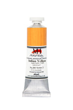Load image into Gallery viewer, michael harding handmade oil paints 40 ml indian yellow
