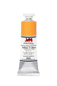 michael harding handmade oil paints 40 ml indian yellow