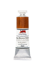 Load image into Gallery viewer, michael harding handmade oil paints 40 ml italian brown ochre
