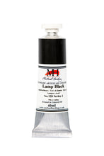 Load image into Gallery viewer, michael harding handmade oil paints 40 ml lamp black
