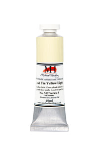 michael harding handmade oil paints 40 ml lead tin yellow light