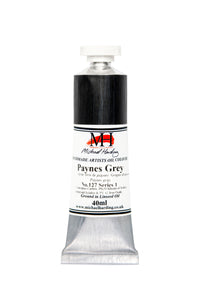 michael harding handmade oil paints 40 ml payne´s grey