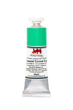 Load image into Gallery viewer, michael harding handmade oil paints 40 ml permanent green light
