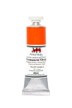 Load image into Gallery viewer, michael harding handmade oil paints 40 ml permanent orange
