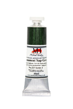 Load image into Gallery viewer, michael harding handmade oil paints 40 ml permanent sap green
