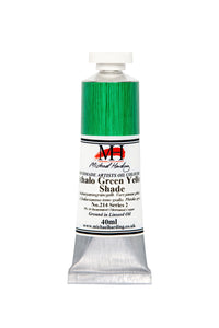 michael harding handmade oil paints 40 ml phthalo green yellow shade