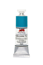 Load image into Gallery viewer, michael harding handmade oil paints 40 ml phthalo turquoise
