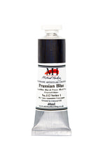 Load image into Gallery viewer, michael harding handmade oil paints 40 ml prussian blue
