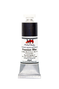 michael harding handmade oil paints 40 ml prussian blue