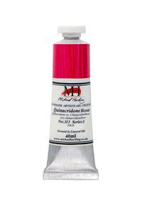 michael harding handmade oil paints 40 ml quinacridone rose