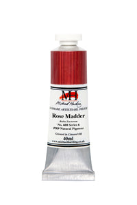 michael harding handmade oil paints 40 ml rose madder