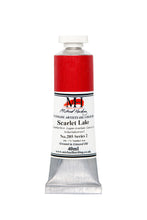 Load image into Gallery viewer, michael harding handmade oil paints 40 ml scarlet lake
