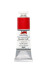 michael harding handmade oil paints 40 ml scarlet lake