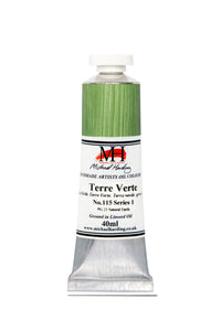 michael harding handmade oil paints 40 ml terre verte