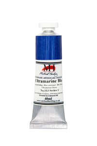 michael harding handmade oil paints 40 ml ultramarine blue