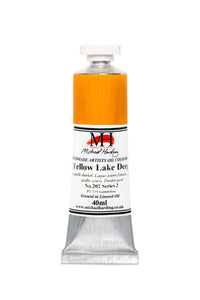 michael harding handmade oil paints 40 ml yellow lake deep