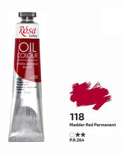Load image into Gallery viewer, oil paint 45 ml tubes rosa gallery, professional artist colors, several colors madder red permanent
