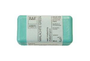 r & f encaustic paints 40 ml malachite green