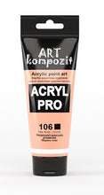 Load image into Gallery viewer, acrylic paint art kompozit, 75ml, 60 professional artist colours naples rose
