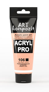 acrylic paint art kompozit, 75ml, 60 professional artist colours naples rose