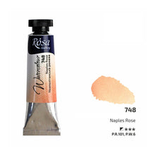 Load image into Gallery viewer, watercolour paint tubes 10ml, professional rosa gallery, clear &amp; vibrant colors naples rose
