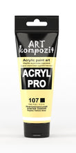Load image into Gallery viewer, acrylic paint art kompozit, 75ml, 60 professional artist colours naples yellow deep
