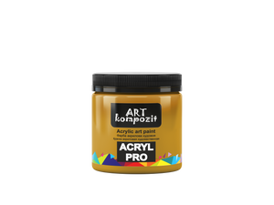 acrylic paint art kompozit, 430ml, professional artist colours ochre yellow