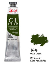 Load image into Gallery viewer, oil paint 45 ml tubes rosa gallery, professional artist colors, several colors olive green
