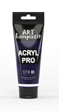 Load image into Gallery viewer, acrylic paint art kompozit, 75ml, 60 professional artist colours phthalo blue
