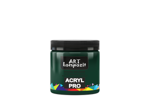 acrylic paint art kompozit, 430ml, professional artist colours phthalo green