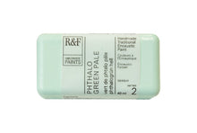 Load image into Gallery viewer, r &amp; f encaustic paints 40 ml phthalo green pale
