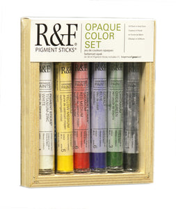 r&f pigment sticks sets opaque color set