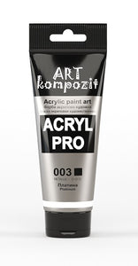 acrylic paint art kompozit, 75ml, 60 professional artist colours platinum