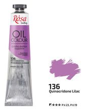 Load image into Gallery viewer, oil paint 45 ml tubes rosa gallery, professional artist colors, several colors quinacridone lilac
