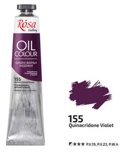 oil paint 45 ml tubes rosa gallery, professional artist colors, several colors quinacridone violet