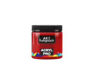 acrylic paint art kompozit, 430ml, professional artist colours red permanent