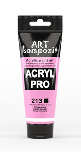 acrylic paint art kompozit, 75ml, 60 professional artist colours rose primary