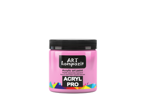 acrylic paint art kompozit, 430ml, professional artist colours rose primary