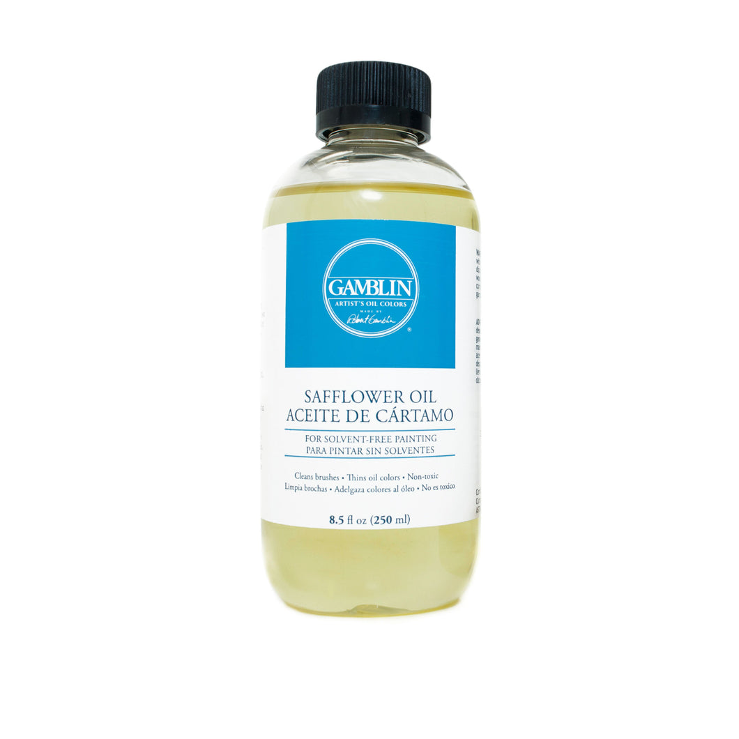 gamblin safflower oil 8.5 fl oz (250ml)