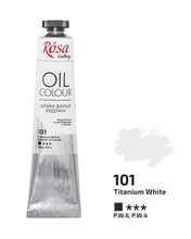 Load image into Gallery viewer, oil paint 45 ml tubes rosa gallery, professional artist colors, several colors titanium white

