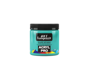 acrylic paint art kompozit, 430ml, professional artist colours turquoise