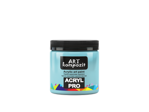 acrylic paint art kompozit, 430ml, professional artist colours turquoise blue