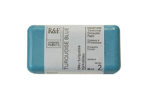 r & f encaustic paints 40 ml turquoise blue