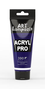 acrylic paint art kompozit, 75ml, 60 professional artist colours ultramarine blue