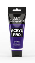 Load image into Gallery viewer, acrylic paint art kompozit, 75ml, 60 professional artist colours ultramarine violet
