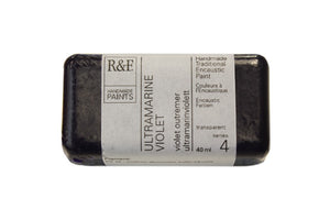 r & f encaustic paints 40 ml ultramarine violet