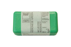 r & f encaustic paints 40 ml veronese green