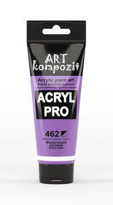 acrylic paint art kompozit, 75ml, 60 professional artist colours violet light