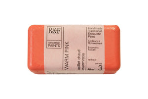 r & f encaustic paints 40 ml warm pink