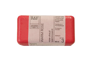 r & f encaustic paints 40 ml warm rose